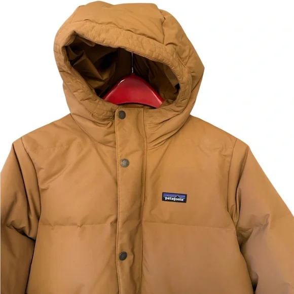 Patagonia Tan Hooded Parka - Picture 5 of 11